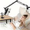 KingYH Supporto da comodino per tablet per Leggere a Letto Supporto per Lettore | Supporto per tablet ruotabile a 360° con telecomando per Kindle e supporto per phone per dispositivi da 4,7 a 12,9 pollici