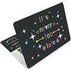 CRAFTYMELODY Adesivo per computer portatile in vinile PVC protezione per computer portatile impermeabile resistente ai graffi
