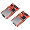 TECNOIOT 2pcs Mini W5100 LAN Ethernet Shield Network Module Board