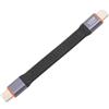 ciciglow Cavo Corto da USB C a USB C, Cavo Dati USB 3.2 Gen2 Tipo C Maschio a Maschio Cavo Flessibile FPC da 40 Gbps per Laptop
