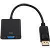 Glowster Adattatore DisplayPort a VGA - Connettore maschio a femmina, ideale per collegare dispositivi a monitor o proiettori VGA.