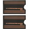 Glomora 2Pcs 2242 SSD Thermal Pad,0.15mm Brass Graphene Fast Conduction M.2 2242 SSD Heatsink for Laptop Gaming
