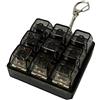 JSGHGDF 1PC 4-Key 9-Key Tastiere Meccaniche Interruttori Tester Portachiavi Giocattolo Stress Relief Strumento Opzionale Interruttori Tester