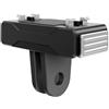 Opatiny Sgancio rapido per base adattatore magnetico per INSTA 360 Ace Pro e X5, staffa in lega di alluminio per montaggio con design compatto 4,3 x 2 x 3,2 cm, nero