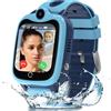 ELEJAFE 4G Smartwatch Bambini con GPS e Videochiamate, Orologio Telefono Bambini con Chiamate, Chat Vocale, SOS, Modalità Scuola, IP68, Contapassi, Sveglia, Orologio GPS Regalo per Ragazza e Ragazzo, Blu