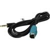 vhbw cavo adattatore audio AUX per autoradio (120 cm) compatibile con Alpine CDA-9886R, CDA-9887R, CDA-9884R, CDA-9885R, CDA-9883R
