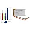 Vvsialeek 533-000128 Batteria di ricambio compatibile con telecomando Logitech Harmony Elite con Toolkit