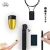 Pinganillosocultos Kit Completo Mini Fotocamera Spia Bottone con Auricolare Spia Invisibile Wireless - Copiare Esame - WiFi HD 1080p Reale. Ideale per Leggere Fogli A4. (Pinganillo MicroMini)