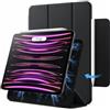 JETech Custodia Magnetica SOLO per iPad Pro 11 Pollici (2022/2021/2020/2018 Modelli), iPad Air 5/4 10,9 Pollici, Supporta 2a Gen Pencil Ricarica, Attaccamento Magnetico (Nero/Nero)