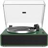 Retrolife Giradischi con Altoparlanti Incorporati, Giradischi Vinile Bluetooth 2 Velocità 33/45 RPM e Auto-Off/Aux-In/RCA