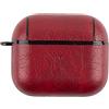 CoverKingz Custodia compatibile con AirPods 3 - Custodia protettiva in ecopelle - Custodia - Rosso