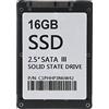 Vdaxvme 16GB SSD Hard Ssd 2.5 III Interno Standard Hard Disk per Desktop Laptop PC