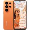 Blackview Wave 10C Smartphone 4G AI Offerte, 6,88 HD+, 16GB+128GB (2TB Esterna), 3 Assistenti Intelligenti AI, Fotocamera 32MP+13MP, Slot per 3 Schede, Android 16 Dual SIM Cellulare GPS, Arancione