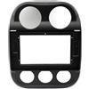 POMPOMPUR Per Jeep Per Compass Per Patriot 2010-2016 Mascherina Autoradio Da 10,1 Pollici Con Cornice Per Cruscotto Lettore MP5 Android 2 DIN POMPOMPUR