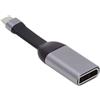 NFHK Cavo USB-C Type-C Source a Displayport 4K 60Hz Sink HDTV Adattatore Cavo Piatto Ultra Sottile 1080p per Laptop, Tablet, Telefono