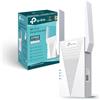 TP-Link RE715X Ripetitore WiFi 6 Dual-Band AX3000Mbps, Porta Gigabit, Roaming Intelligente, Modalità AP, Configurazione WPS/App, Compatibile con Tutti i Box Internet, 160MHz,MU-MIMO