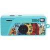 RASTKY Fotocamera Portachiavi, Fotocamera Digitale retrò HD 1080P, Set Video retrò con Flash, Schermo da 0,96 Pollici per Fotografie di Viaggio