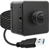Svpro Fotocamera USB 3.0 da 12 MP, webcam ad alta velocità da 1080p a 230 fps con obiettivo fisheye da 204°e struttura in metallo, fotocamera UVC HD IMX577 per computer e laptop