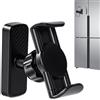 Generisch Supporto per cellulare per la palestra, regolabile a 360 gradi, per allenamento, fitness, tapis roulant, sport, interni, casa, viaggi, golf, ufficio, supporto mobile, forte impugnatura magnetica