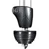 Manfrotto 190SPK2 Kit 3 Piedini con Puntale Metallico in Alluminio e Plastica, Nero