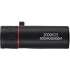 Generic Monocolo 2000x25 per adulti ad alta potenza, telescopio monoculare portatile per bird watching, caccia, teatro, viaggi