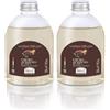 Helan, I Profumi della Casa, Ricarica Bastoncini Aromatici Cacao Zenzero, Diffusore Ambiente, 250 mL (Confezione da 2)