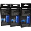 NaschLager Detergente liquido WES4L03-803 - Sistema di pulizia e ricarica, compatibile con Panasonic ES-LS9A ES-LV9Q ES-LV9N ES-LV97 ES-LV95, confezione da 3 pezzi da 3 x 15 ml (9 bustine) senza