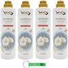 Beni Culinari 4 ammorbidenti WEXOR Elisir Ammorbidente Igiene Fresh Laundry - ammorbidente extra profumato - 30 lavaggi 750 ml + portachiavi Beni Culinari