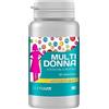 Supravit Multi Donna, Integratore Alimentare a base di vitamine, minerali e nutrienti, per donne. 60 compresse. Multinutriente. Integratore donna. Trattamento di 2 mesi.