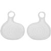 TMISHION Cuscinetto separatore punta elastica in silicone, cuscini plantari Cuscinetti metatarso Solette morbide sull'avampiede Solette Gel piede Cuscini metatarso per alleviare il dolore Assorbimento(L)