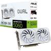 ASUS Scheda video Asus GeForce RTX 5060 8GB Dual White OC