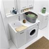 Colavene Lavatoio Copri Lavatrice con Vasca Sinistra Domestica Colavene 106x60x90 - DL1062B