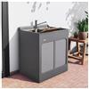 Colavene Lavapanni Lavacril Colavene 80x60x87 Grigio - 35080G