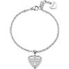 S'Agapõ Bracciale Donna in Acciaio con Simbolo Cuore | Collezione Duh Duh - SUH16