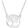 Sofia Milani - Collana da Donna in Argento 925 - Ciondolo a Cerchio di Alberi - N0704