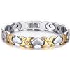 JewelryWe Bracciale Elegant da Donna Braccialetti per Terapia Magnetica,Braccialetto Cuore Regolabile