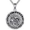 YFN Collana con ciondolo religioso in argento Sterling, gioiello regalo per uomo e donna, normale, Argento sterling, Non pietra preziosa