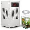 Mocoli Refrigeratore Acquari, Raffreddatore d'Acqua da 35L Silenzioso 10-40°C Refrigeratore in-Line con Pompa e Tubazioni Raffreddatore da 120W 220V per Acquari Smart