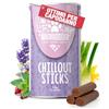 TIERLIEBHABER - Bastoncini per Cani Chillout 350g (14 pezzi) - Bastoncino Stick Cane calmante - Bastoncini Relax - Snack per Cani contro Stress da Capodanno, da Viaggio e Auto