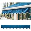 Generico Mantovana Ondulata di Ricambio per Tenda da Sole Retrattile, Tenda da Sole Esterna Falda Anteriore di Ricambio per Finestre E Porte, Tela Sostitutiva In Poliestere(Blu reale,L280cmxH20cm)