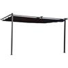 Habitat et Jardin Pergola con tetto retrattile - 3 x 4 m - grigio antracite