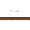 Generico Mantovana di Ricambio Resistente ai Raggi UV per Tenda da Sole per Patio, Striscia Impermeabile per Tettoia 700 250 300 450 500 cm, Mantovana per Tenda da Sole(Marrone,B370cmxH20cm)