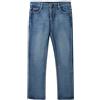 Generico Jeans Holiday Uomo Elasticizzati Estivi Vita Alta Pantaloni Cargo Baggy Uomo Jeans Jeans Strappati Uomo di Marca Jeans Baggy Blu Scuro Slavati Uomo Jeans Uomo Strappati Regular Fit