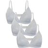 Coconuda Confezione da 3 Reggiseni Ciclamino Bianco 4