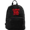 Tipolitografia Ghisleri Zaino ultras rossonero Curva SUD MILANO SAN SIRO adulto bambino in nylon con tasche cerniera e spalline - prodotto personalizzato