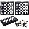 SHUOHONG 3 Pezzi Scacchiera Magnetica Pieghevole Scacchiera Magnetica Piatta e Liscia Chess Board Facile da Riporre Scacchi Adatta a Bambini Studenti Giocatori di Scacchi e Familiari