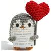 qianduoduo Regalo Donna Festa Compleanno | Regalo Originale e Divertente | Idee Regali Uomo | Positivo Pinguino Finto Peluche | Pensiero Persona Speciale | Regali Amica Speciale Compleanno