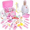 JOTOL Valigetta Dottore Bambini,Kit di Giocattoli per Dentisti per Bambini,Kit Dottoressa Bambina,35 Pezzi Gioco di Ruolo Educativo per Bambini 3 4 5 6 7 8 9 10 Anni Regalo Perfetto