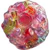 Junjie Stressball Squeeze Cube, Glitter Dumpling Squishy, Realistico Squishy Piccola Perla Squeezable Anti-Stress Palla per Pressione, Rilassamento, Sollievo dall'Ansia (Stile 4)