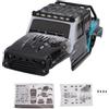 CHICIRIS Carrozzeria di Ricambio con Set di Luci per Camion RC 4WD in Scala 1/16 SCY 16103, 16103PRO, Set di Luci Integrate, Grafica Resistente All'usura (BLUE)